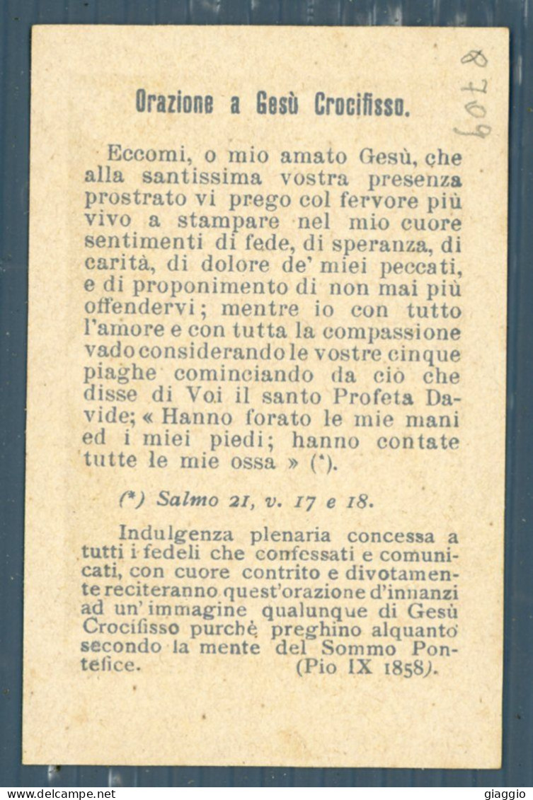 °°° Santino N. 8709 - Gesù Nel Sepolcro °°° - Godsdienst & Esoterisme