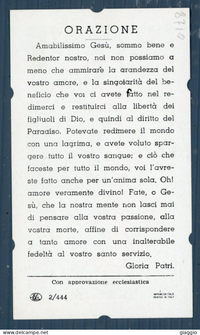 °°° Santino N. 8710 - Orazione °°° - Godsdienst & Esoterisme