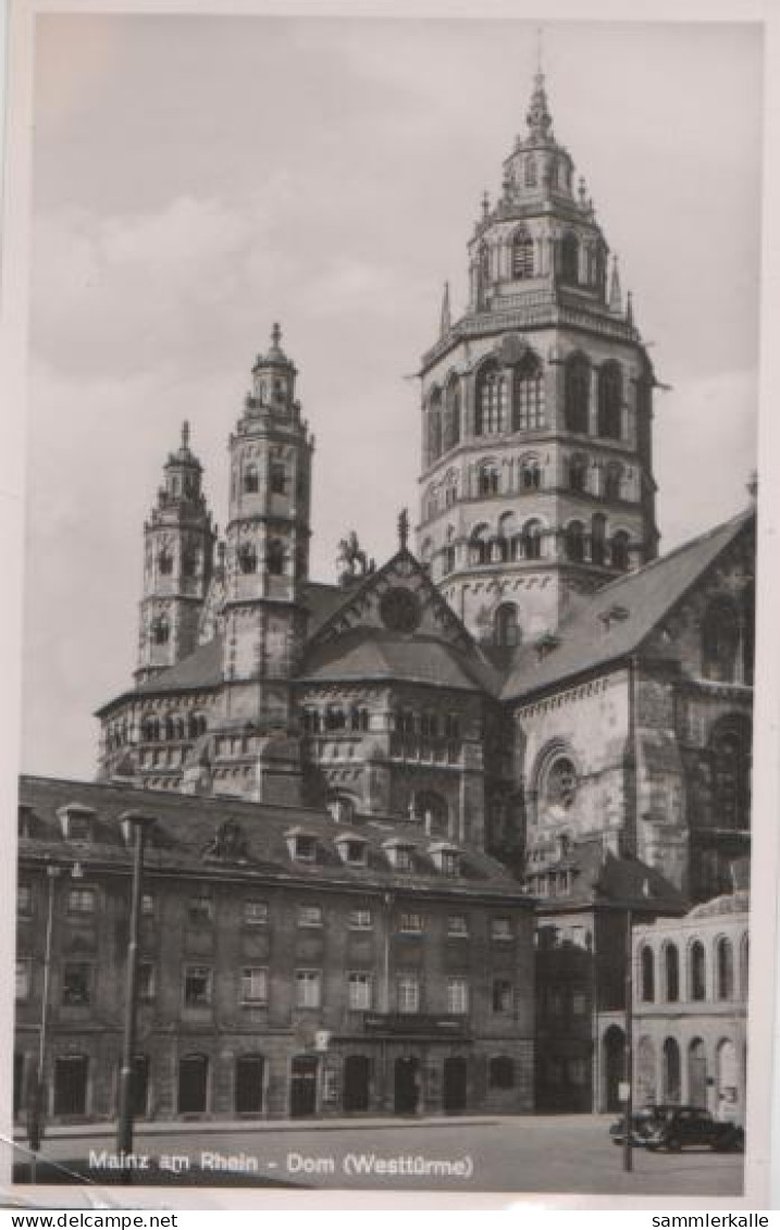 18251 - Mainz Am Rhein - Mainz - Dom - Westtürme - Ca. 1955 - Mainz