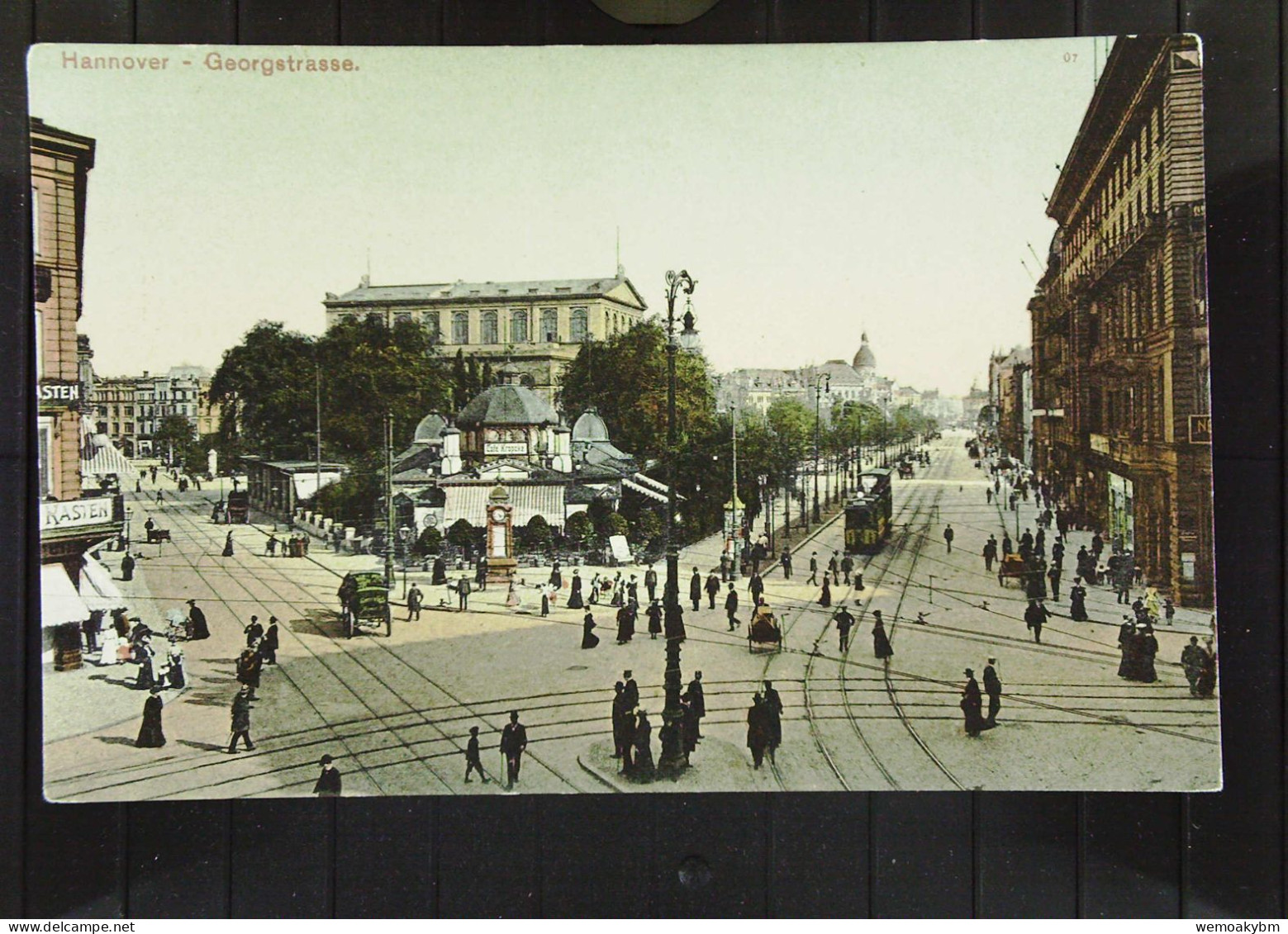 DR: Ansichtskarte Von Hannover, Georgstrasse - Nicht Gelaufen Um 1910 - Hannover