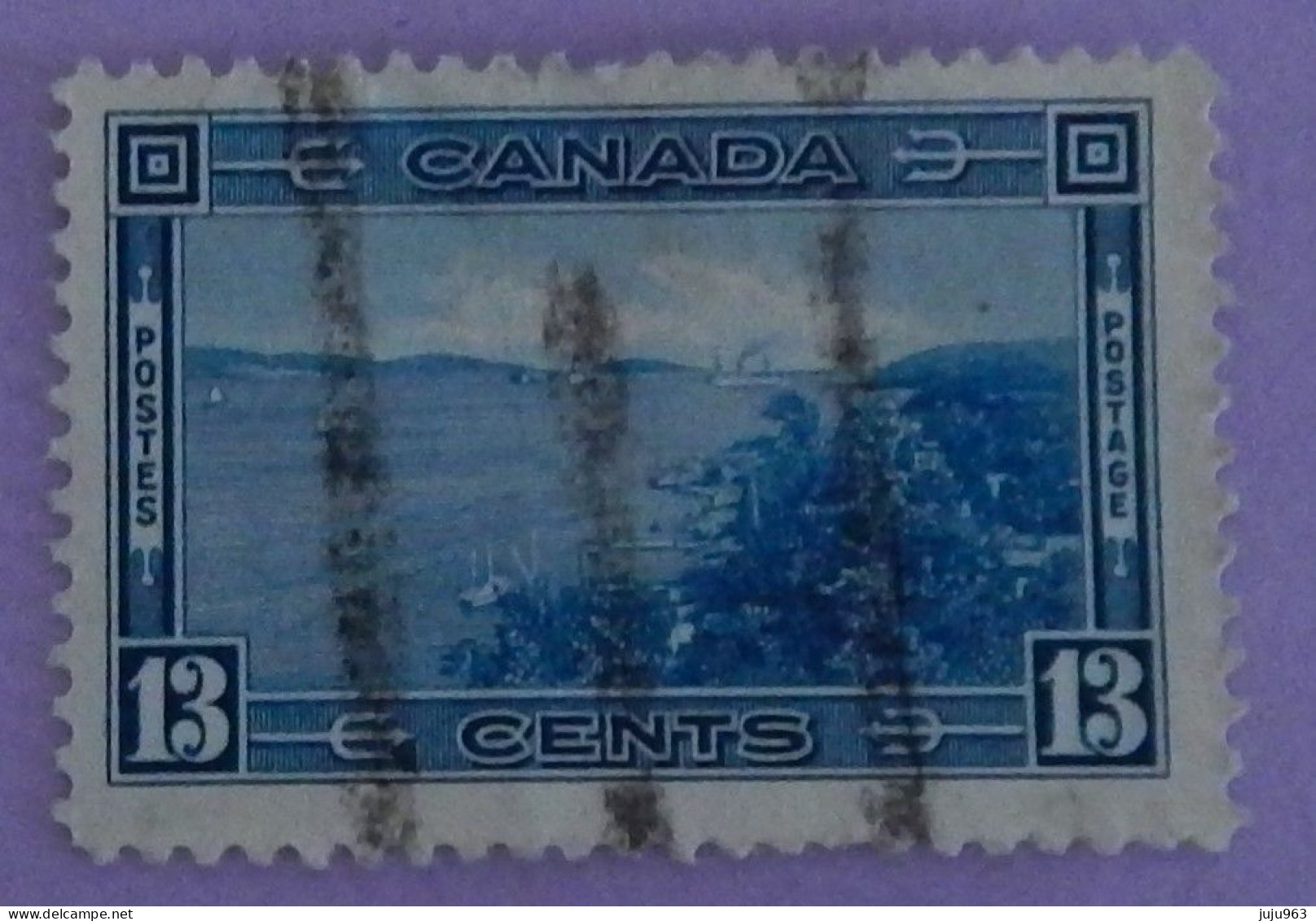 CANADA YT 198 OBLITERE "PORT D HALIFAX" ANNÉE 1938 - Gebraucht