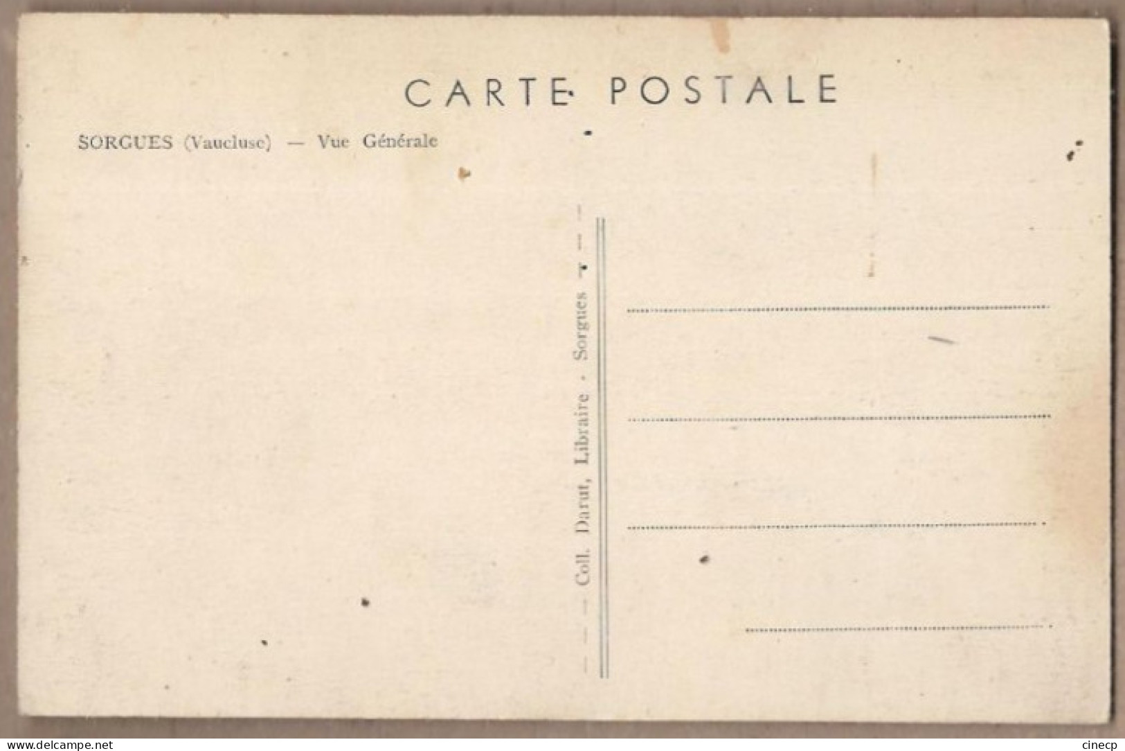 CPSM 84 - SORGUES - Vue Générale - TB PLAN D'ensemble Du Village Avec Détails Maisons - Sorgues