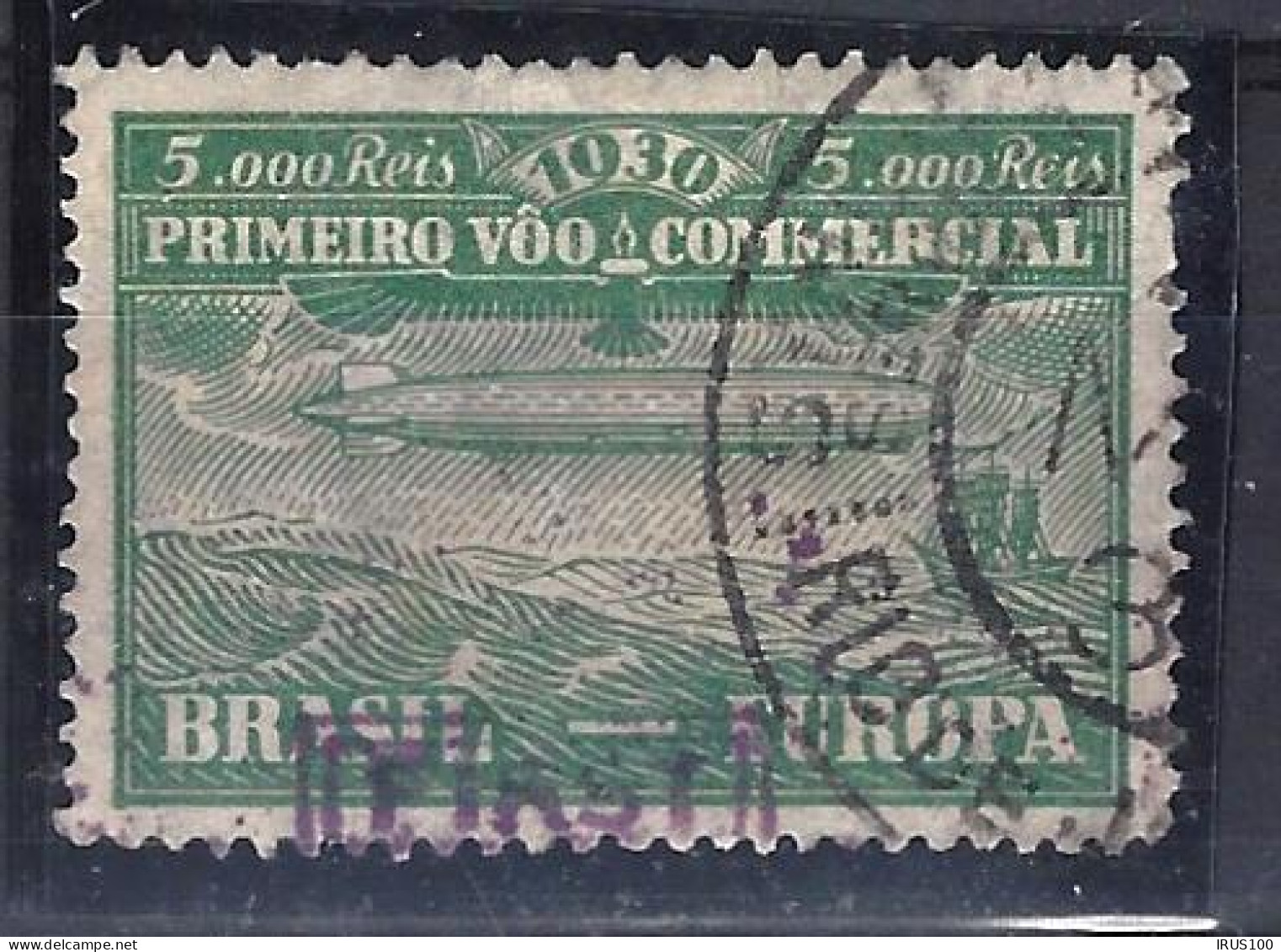 GRAF ZEPPELIN BY CONDOR AIRMAIL IN BRESIL - 1930 - BRESIL -> EUROPA - OBLITÉRÉ - Used Stamps