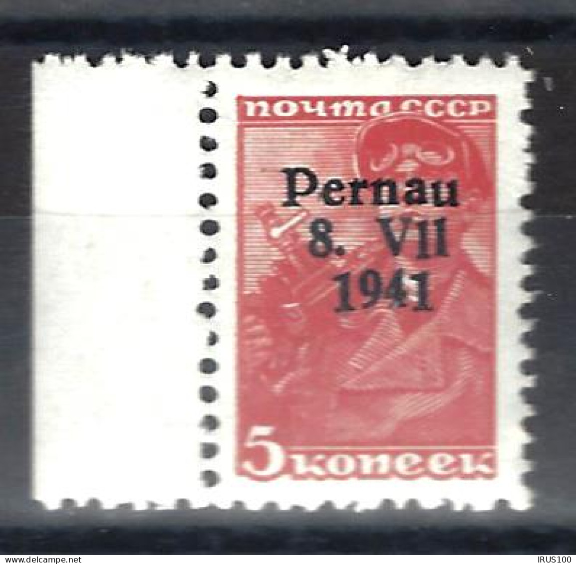 PERNAU 8.VII. 1941 - 5K - MICHEL TYPE 1 - MNH ** - Estland