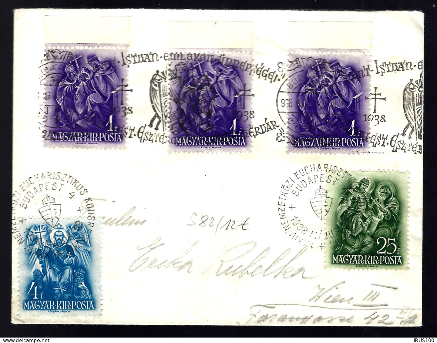 LETTRE DE BUDAPEST - POUR VIENNE - 1938 -  - Storia Postale
