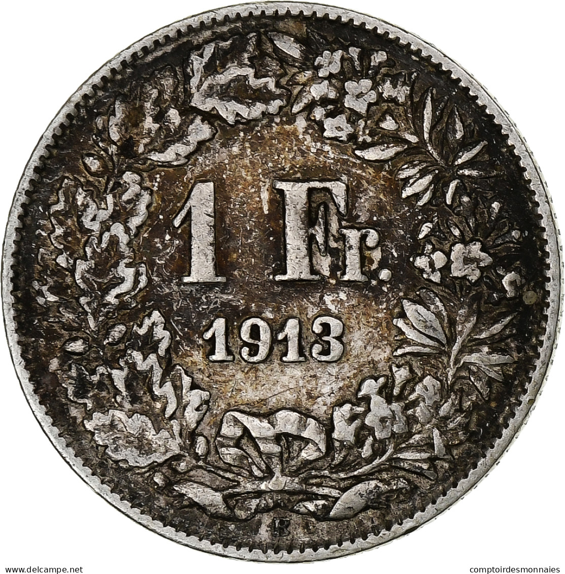 Suisse, Franc, 1913, Bern, Argent, TTB, KM:24 - Andere & Zonder Classificatie