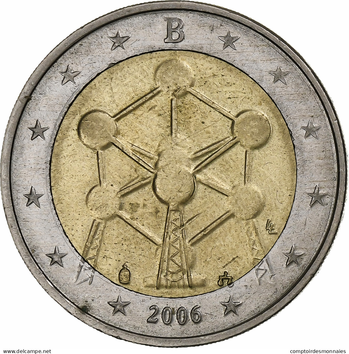 Belgique, Albert II, 2 Euro, 2006, Bruxelles, Bimétallique, SUP, KM:241 - België