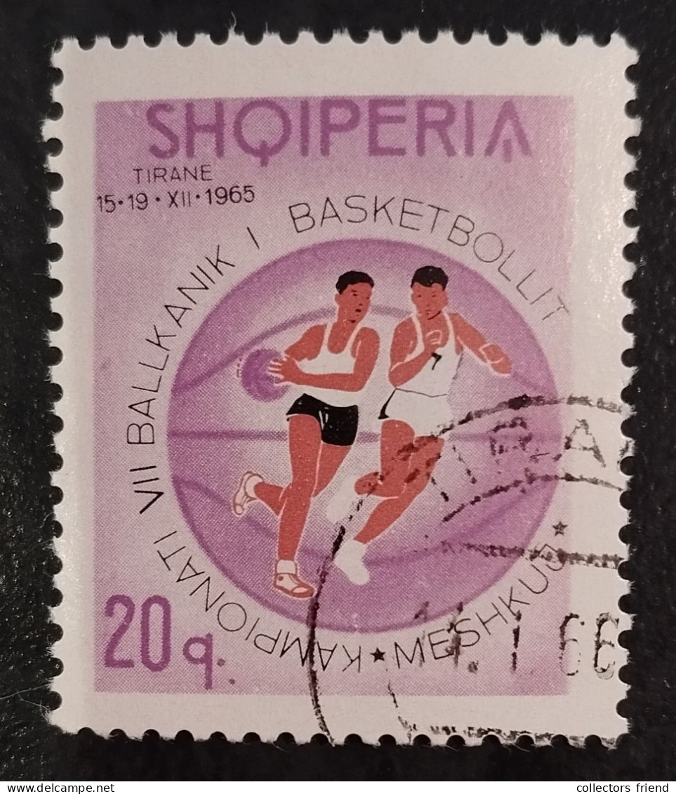 ALBANIA Albanien - 1965 - BASKETBALL - Used - Basket-ball