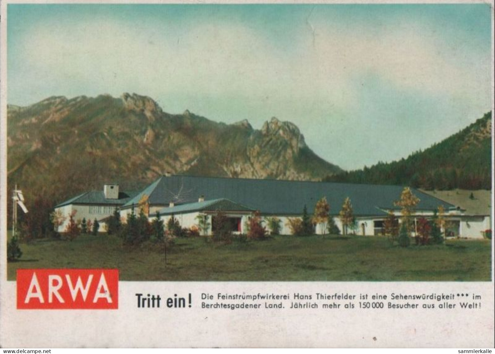 49644 - Berchtesgadener Land - Feinstrumpfwirkerei Hans Thierfelder - Ca. 1965 - Berchtesgaden