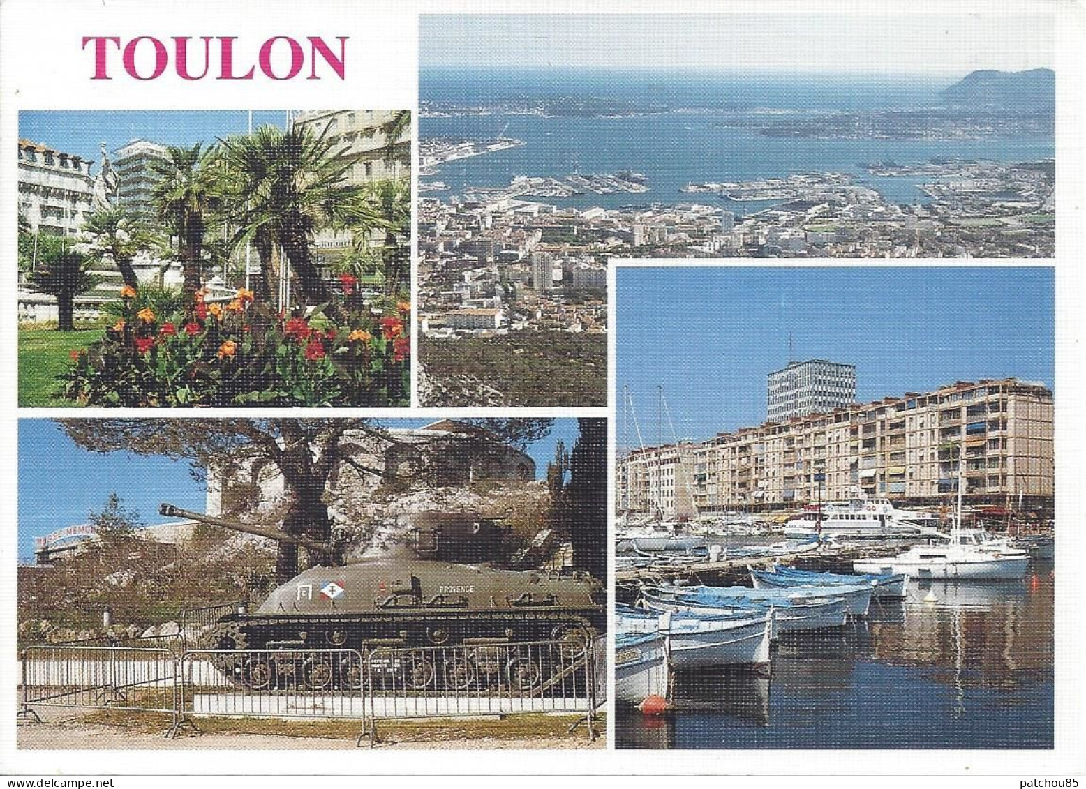 CPM  France Provence Côte D’Azur  83 Var  Souvenir De Toulon   Vue Multiple 4 Vues - Gruss Aus.../ Grüsse Aus...