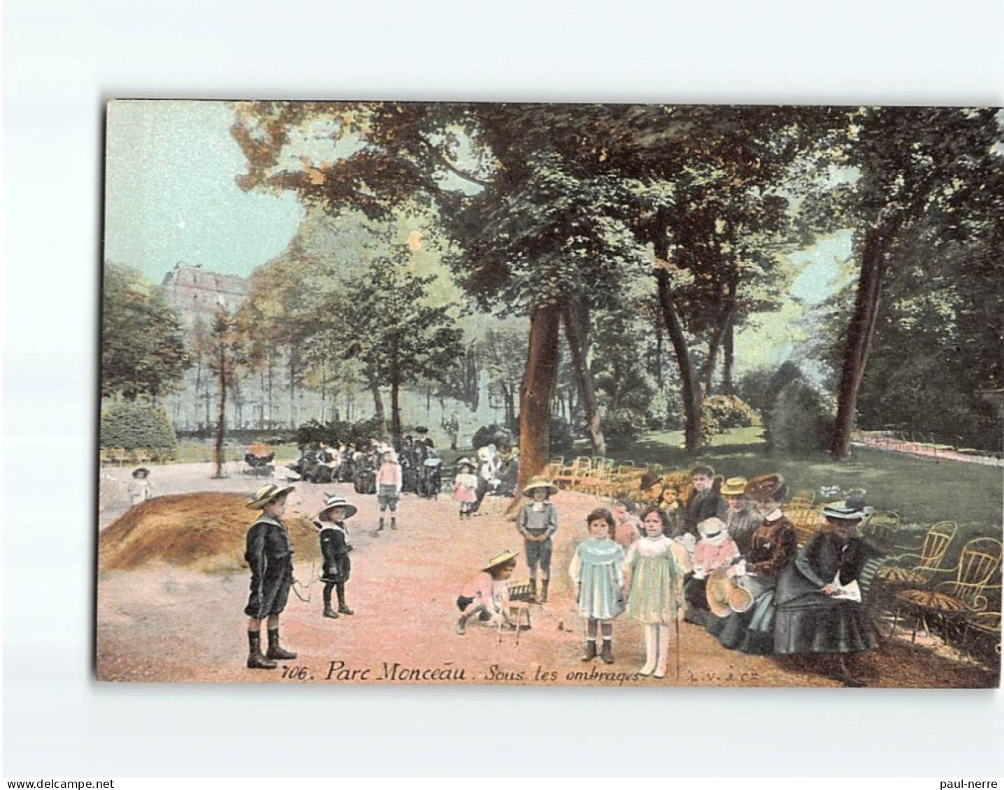 PARIS : Parc Monceau, Sous Les Ombrages - Très Bon état - Autres & Non Classés