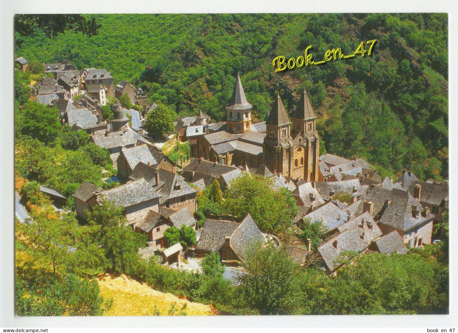 {87284} 12 Aveyron Conques ; Vue Aérienne - Other & Unclassified