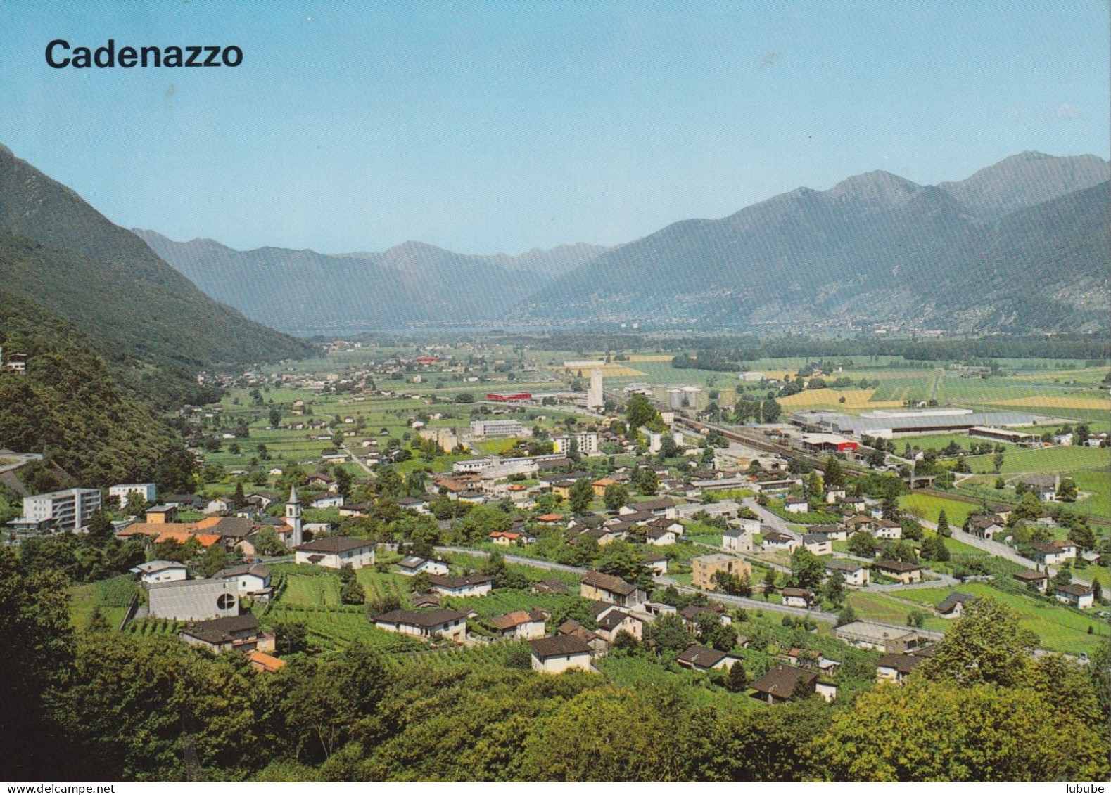 Cadenazzo - Blick Gegen Westen      Ca. 1980 - Andere & Zonder Classificatie