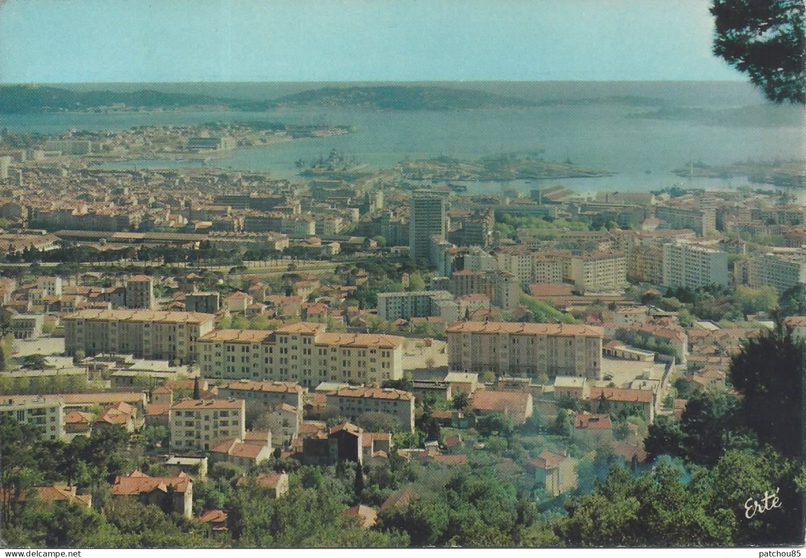 CPM  France Provence Côte D’Azur  83 Var Panorama Sur Toulon Centre  Oblitérée Le 5-8-1966 - Toulon