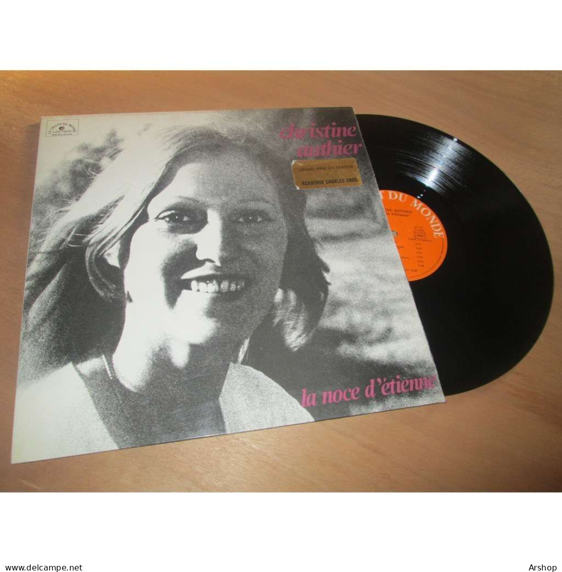 CHRISTINE AUTHIER La Noce D'étienne LE CHANT DU MONDE LDX 74656 Lp 1977 - Otros - Canción Francesa