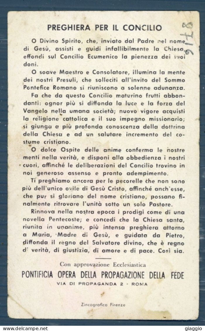 °°° Santino N. 8716 - Preghiera Per Il Concilio °°° - Religion &  Esoterik