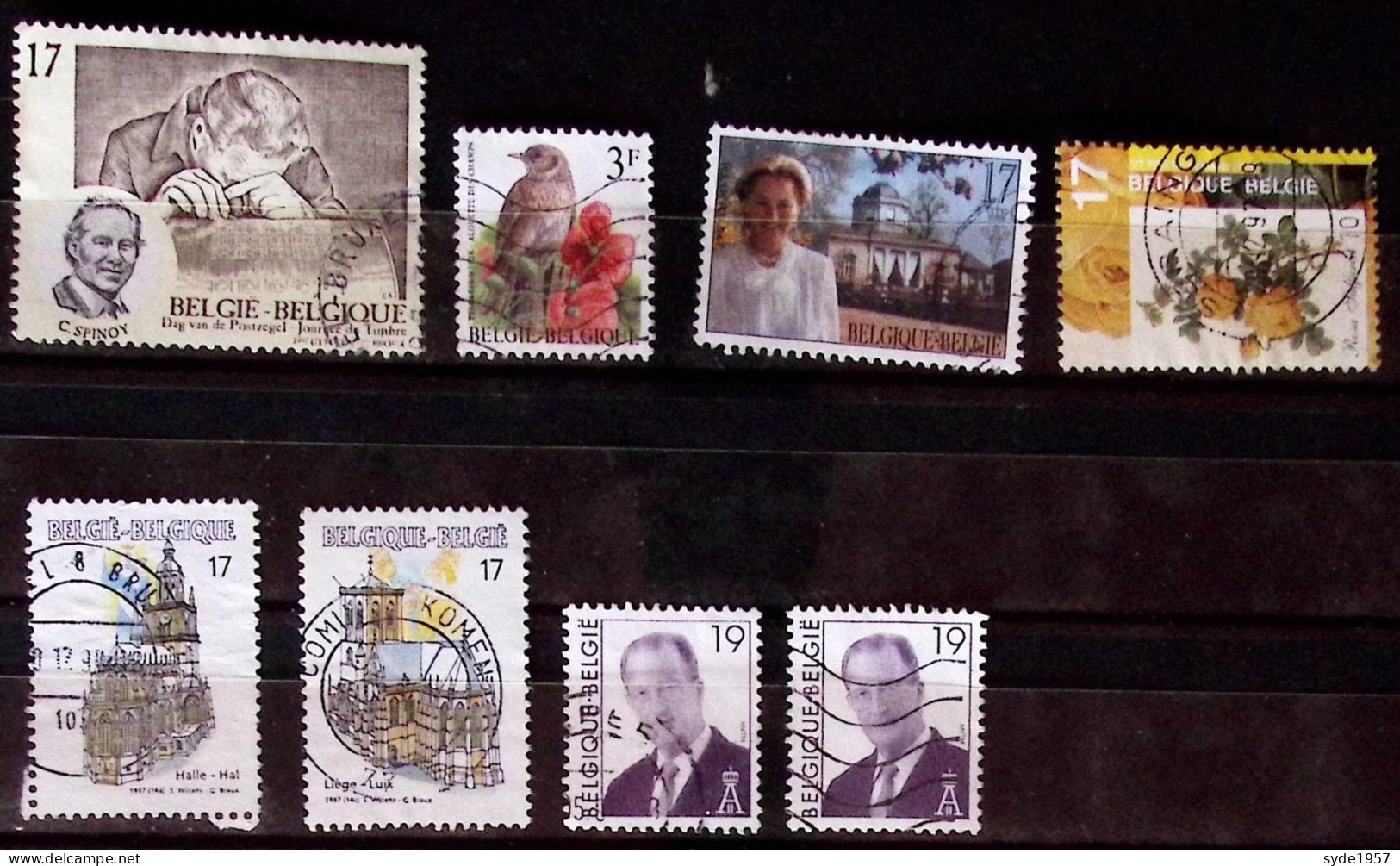 Belgique 1997 8 Timbres Oblitérés, Liste COB Ci-dessous : - Gebruikt