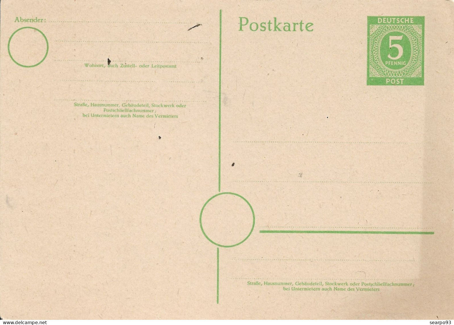 GERMANY. POSTAL STATIONERY - Postkarten - Ungebraucht