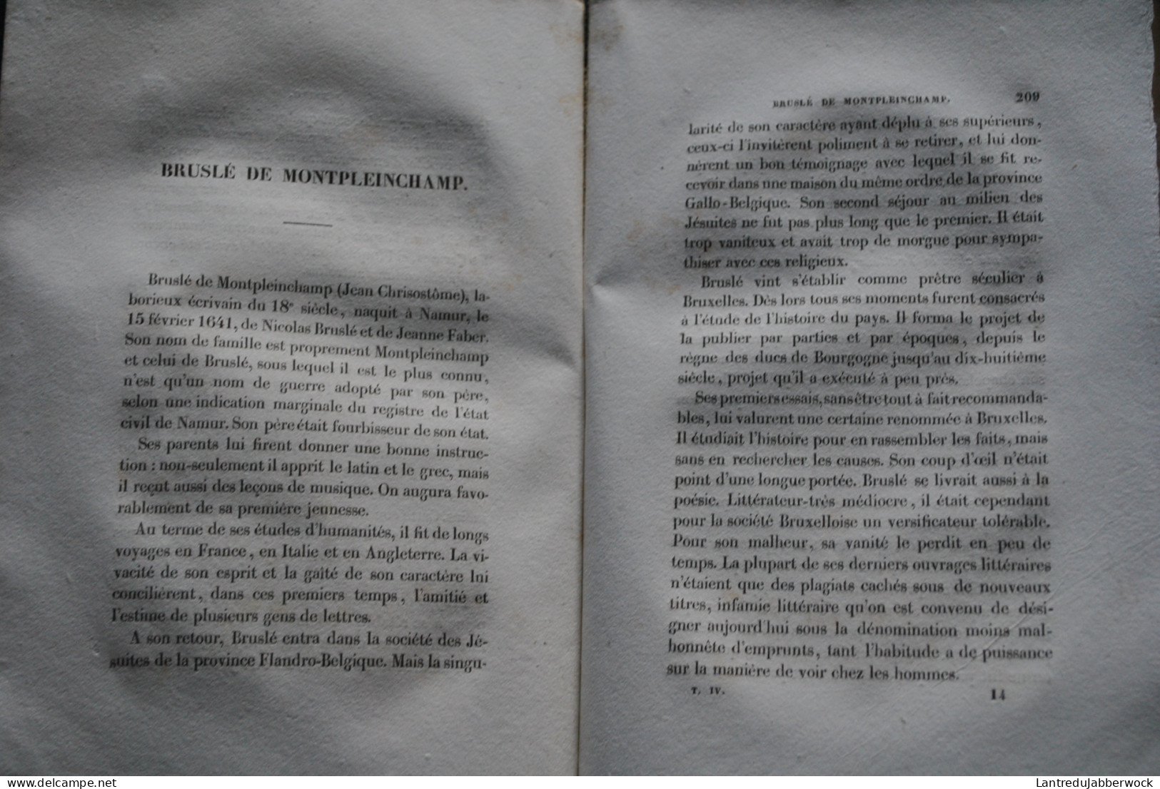 Lectures relatives à l'histoire des sciences des arts des lettres des moeurs et de la politique en Belgique Tome 4 1838