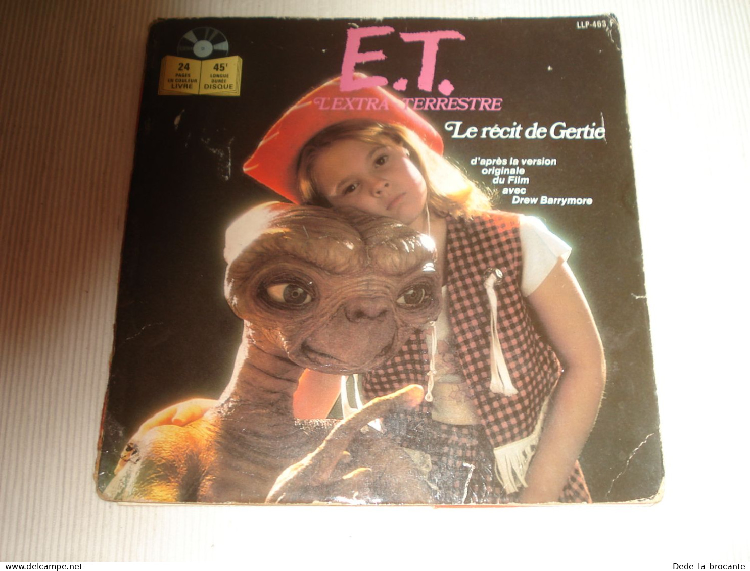 B14 / Fabienne Godet  E.T. Extra-Terrestre - EP  7" - LLP 463 F - Fr 1983  VG/G - Formatos Especiales