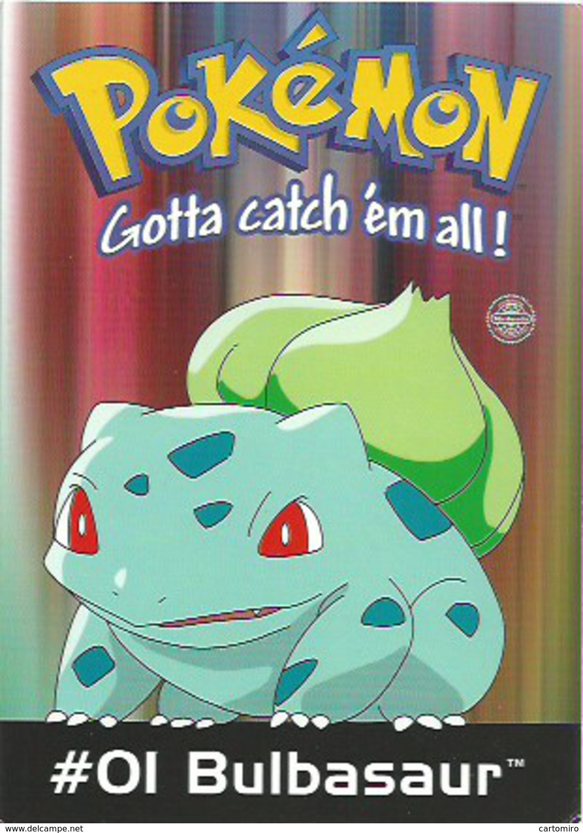 Publicité - Nintendo  Créatures - Pokémon - Bulbasaur - Publicité