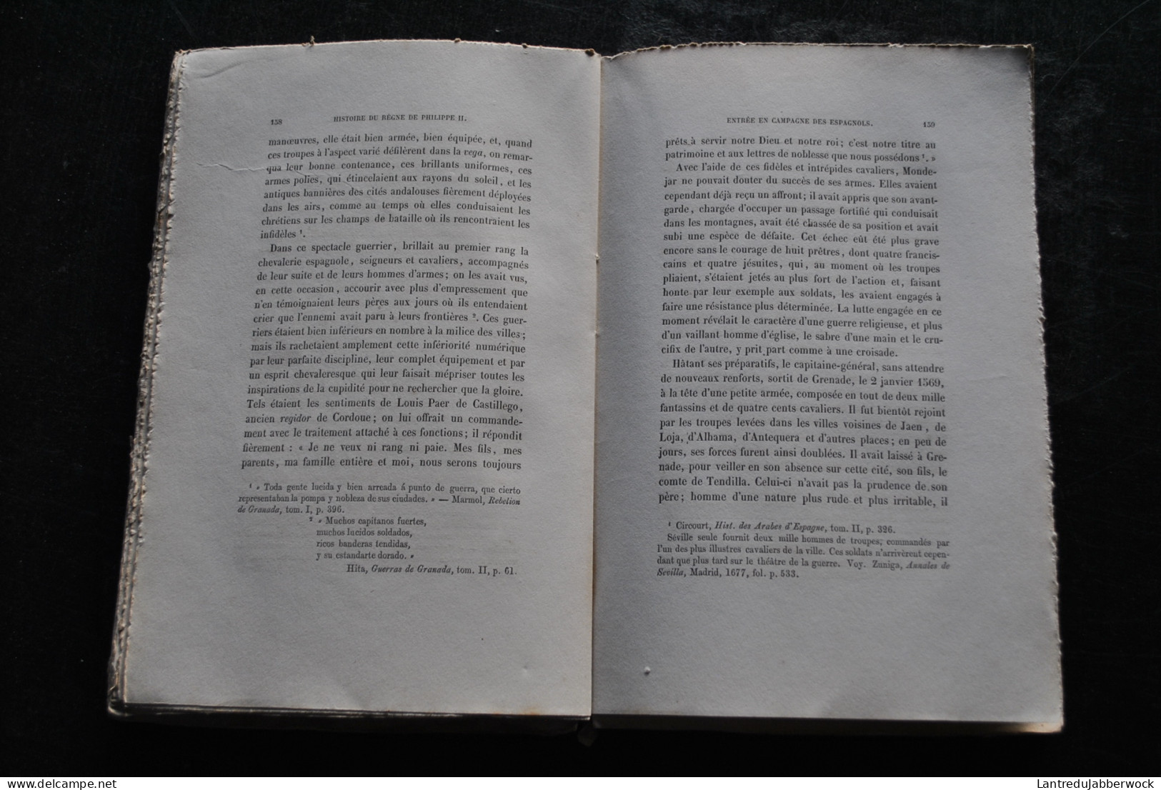 PRESCOTT Histoire du règne de Philippe II Firmin Didot Van Meenen 1860 Tome 4 SEUL Traduit par RENSON ITHIER