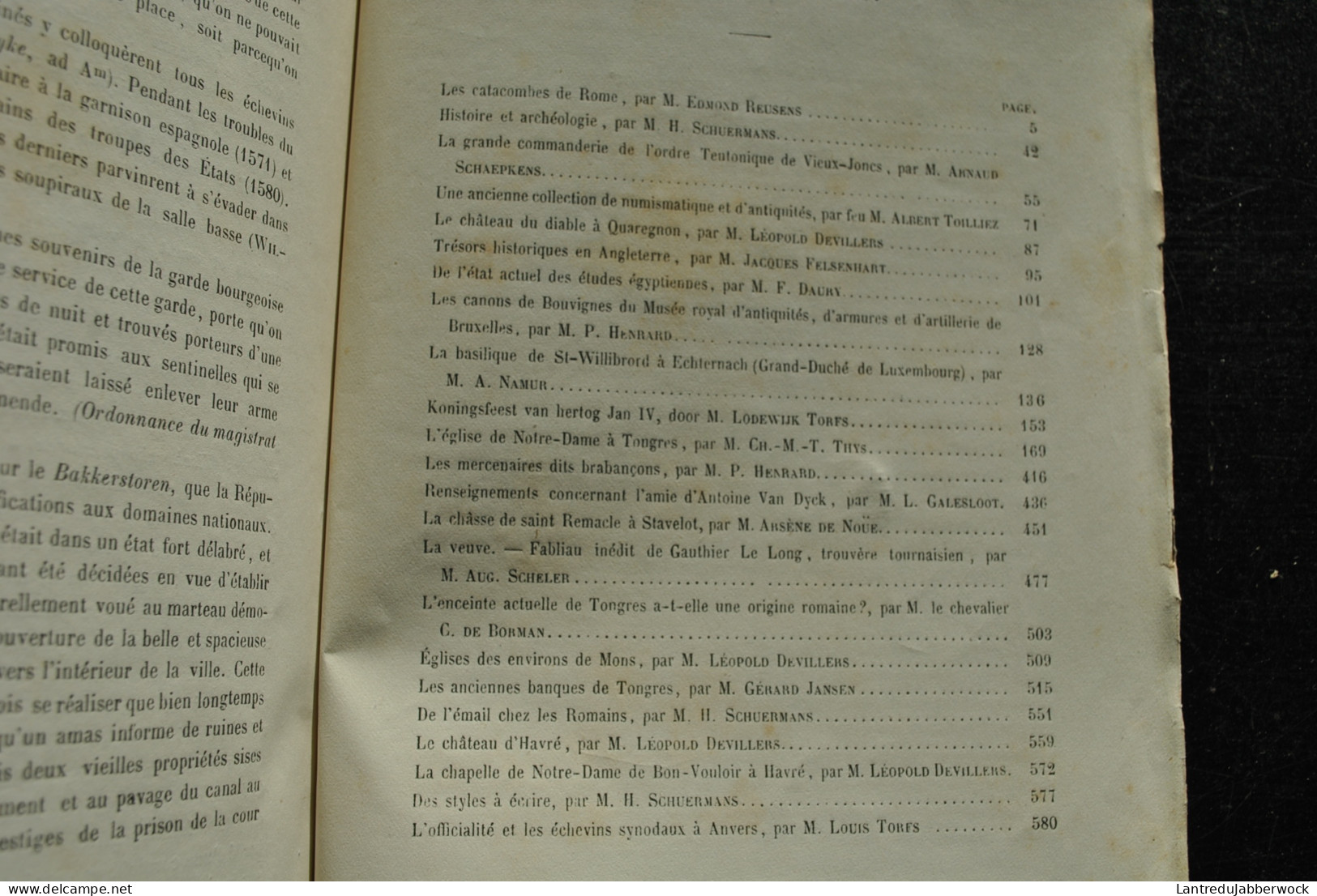 Annales De L'Académie D'archéologie De Belgique 4è Liv. 1866 Eglises Mons Tongres Saint Remacle Stavelot Havré Tournai - Belgium