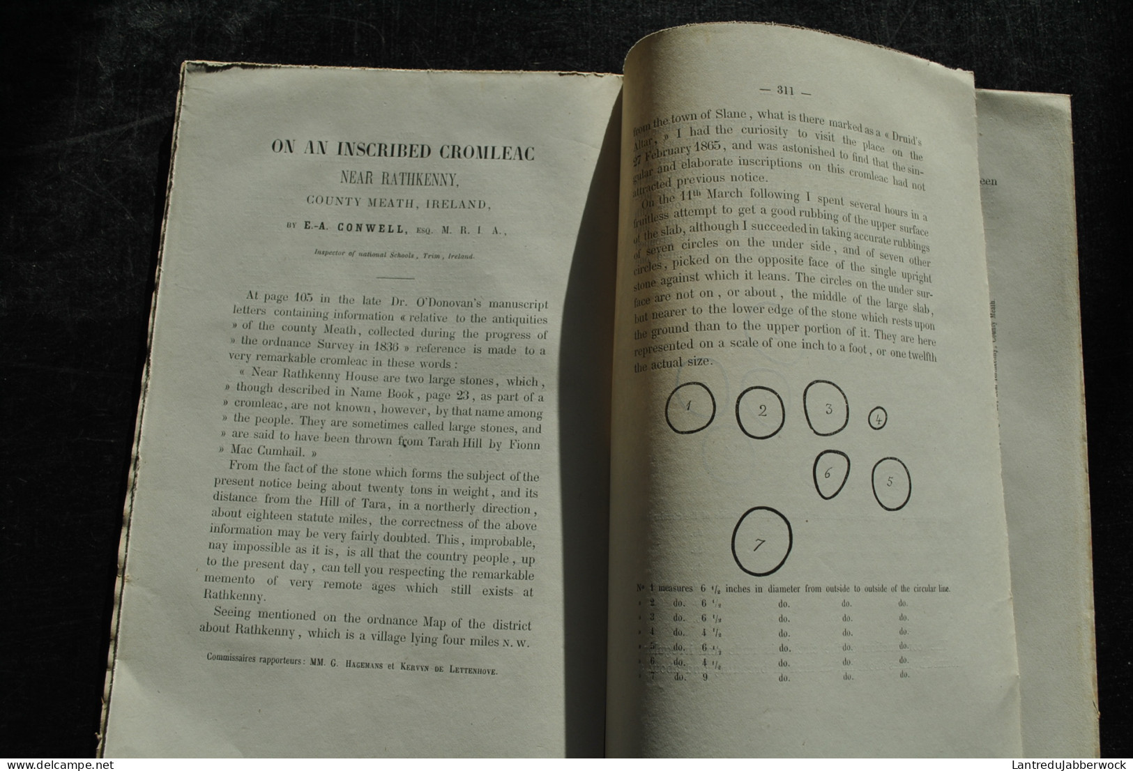 Annales de l'Académie d'archéologie de Belgique 2è 3è liv. 1867 Sigles ligulins Alden-Eyck Tanchelijn Muiden Anvers RARE