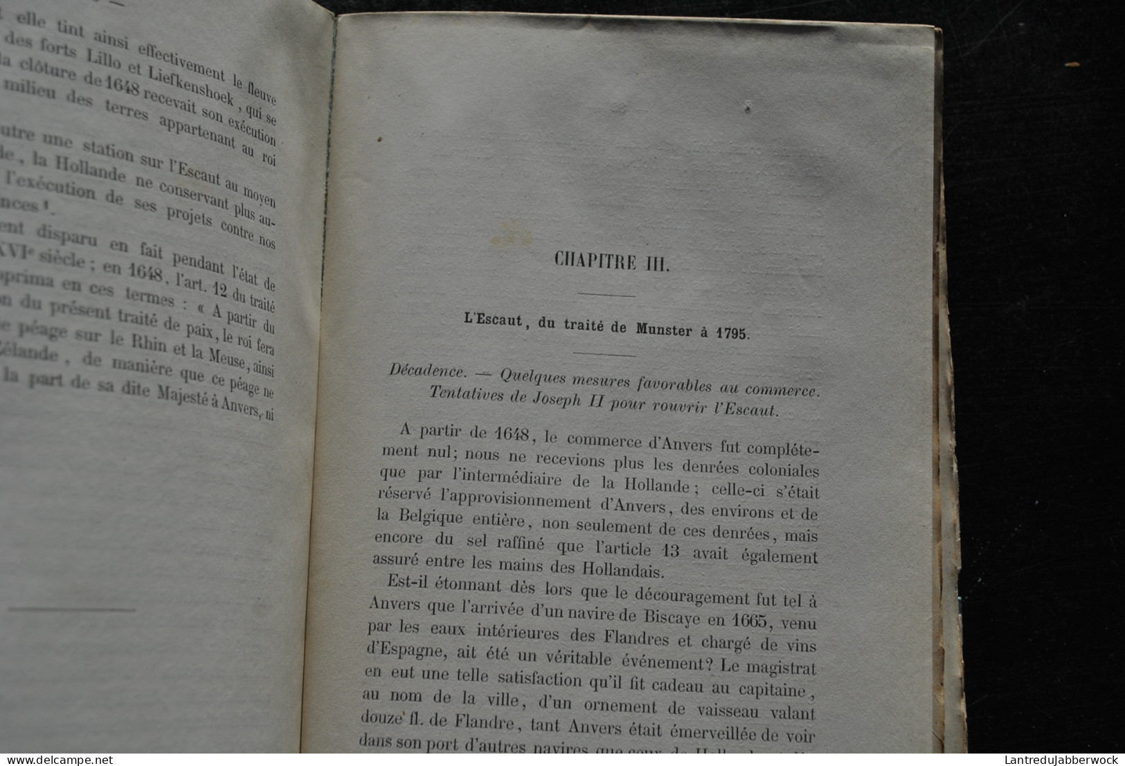 Annales de l'Académie d'archéologie de Belgique 1è liv 1868 GRANDGAIGNAGE Péage de l'Escaut port Anvers Gand Marine XIXè