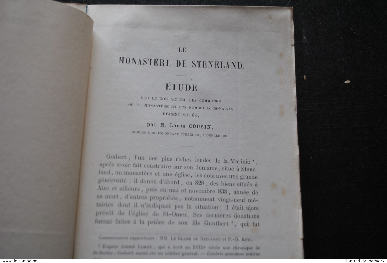 Annales de l'Académie d'archéologie de Belgique 4è liv. 1870 Province Anvers Correspondance marquis de Ferriol Steneland