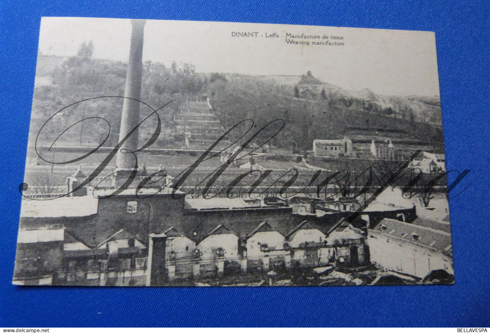 Dinant Leffe Manifacture De Tissus  Weverij Usine 1919 - Dinant