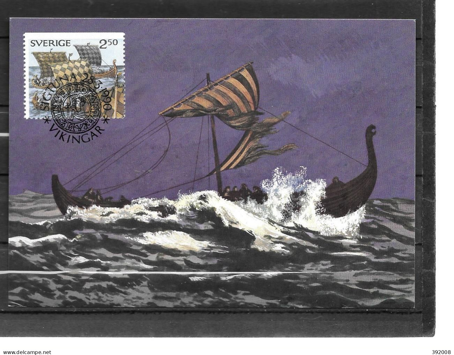 1990 - 1577- Les Viking  - 33 - Cartoline Maximum