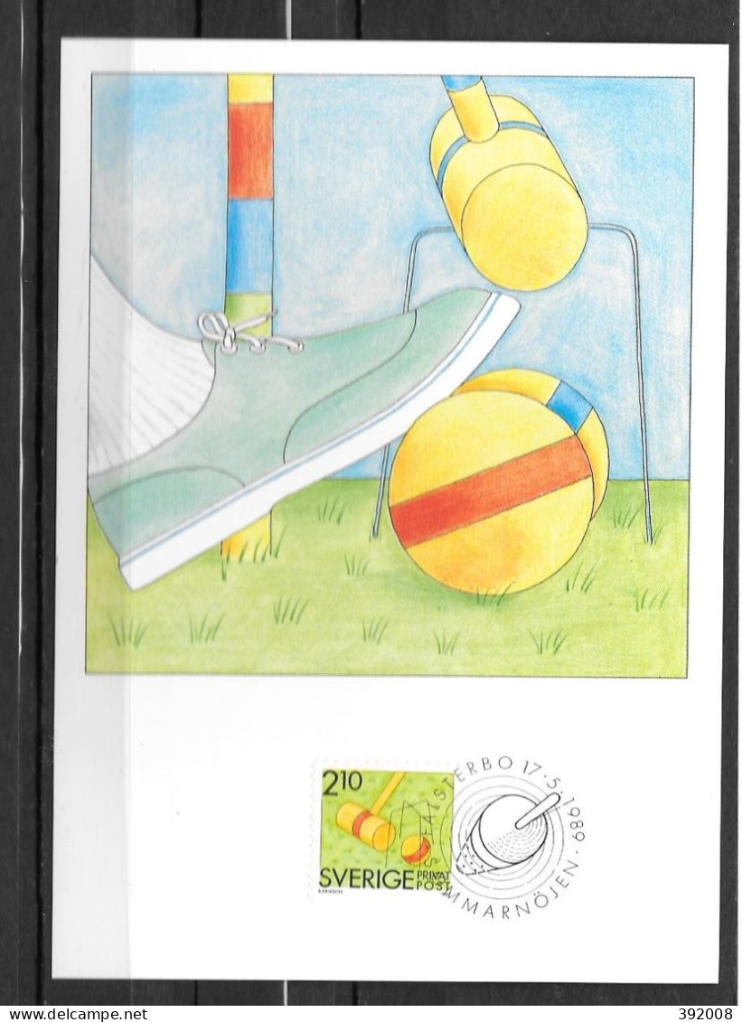 1989 - 1530 - Croquet - 31 - Maximum Cards & Covers