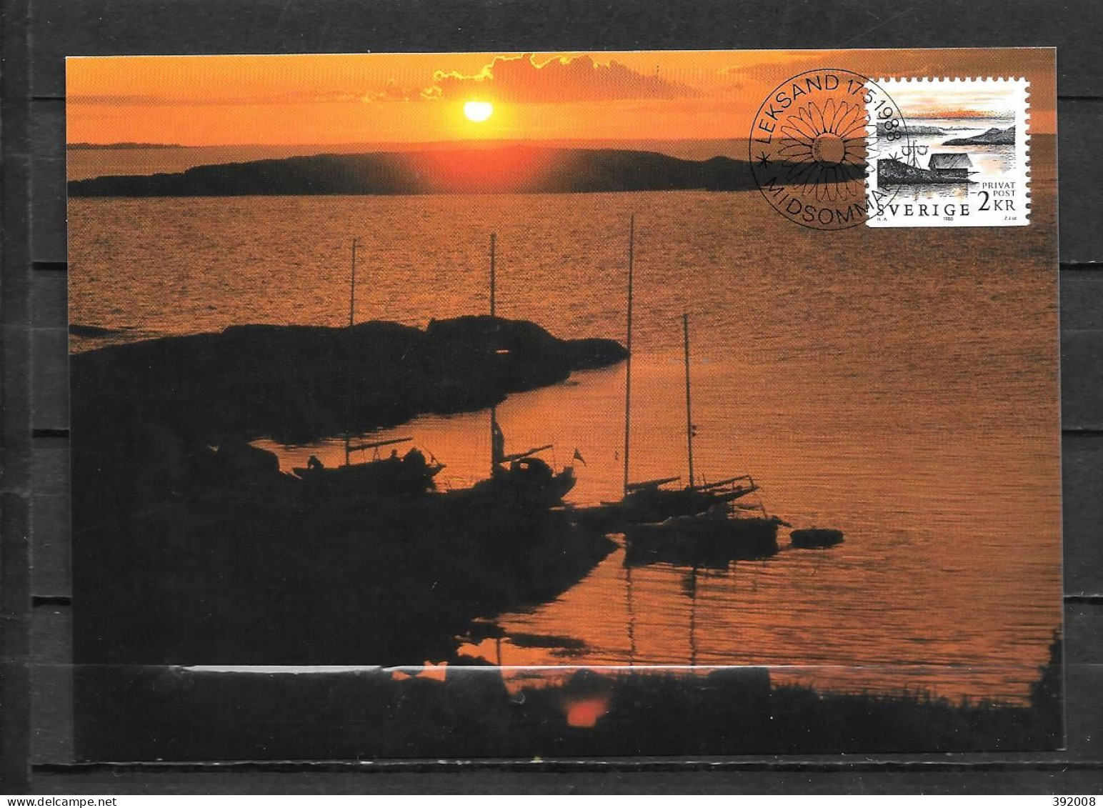 1988 - 1472 - Cabane Au Crépuscule - 29 - Tarjetas – Máxima