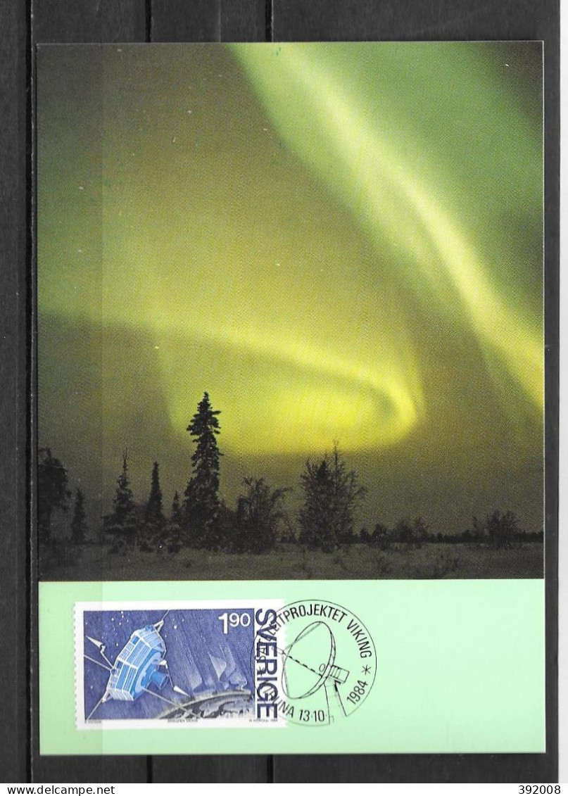 1984 - 1287 - Projet De Satellite Viking - 15 - Cartes-maximum (CM)