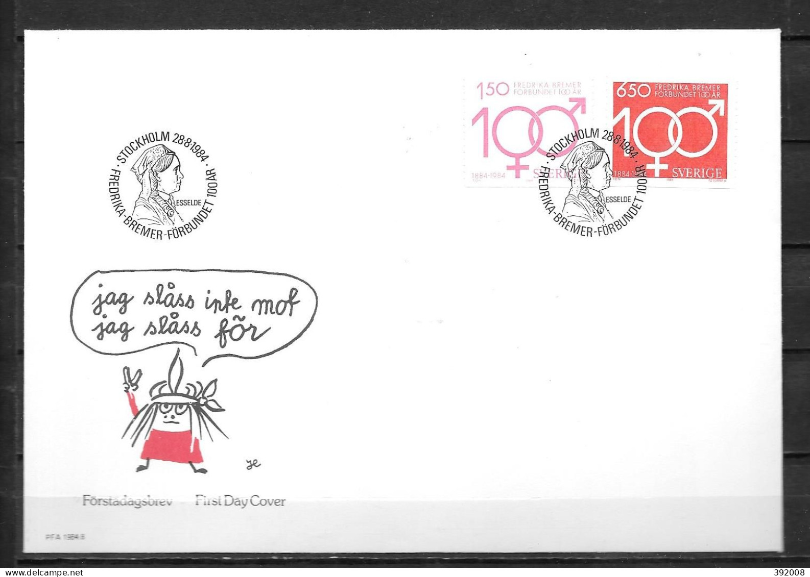 1984 - 1280 à 1281 - Association Droit De La Femme - 15 - FDC