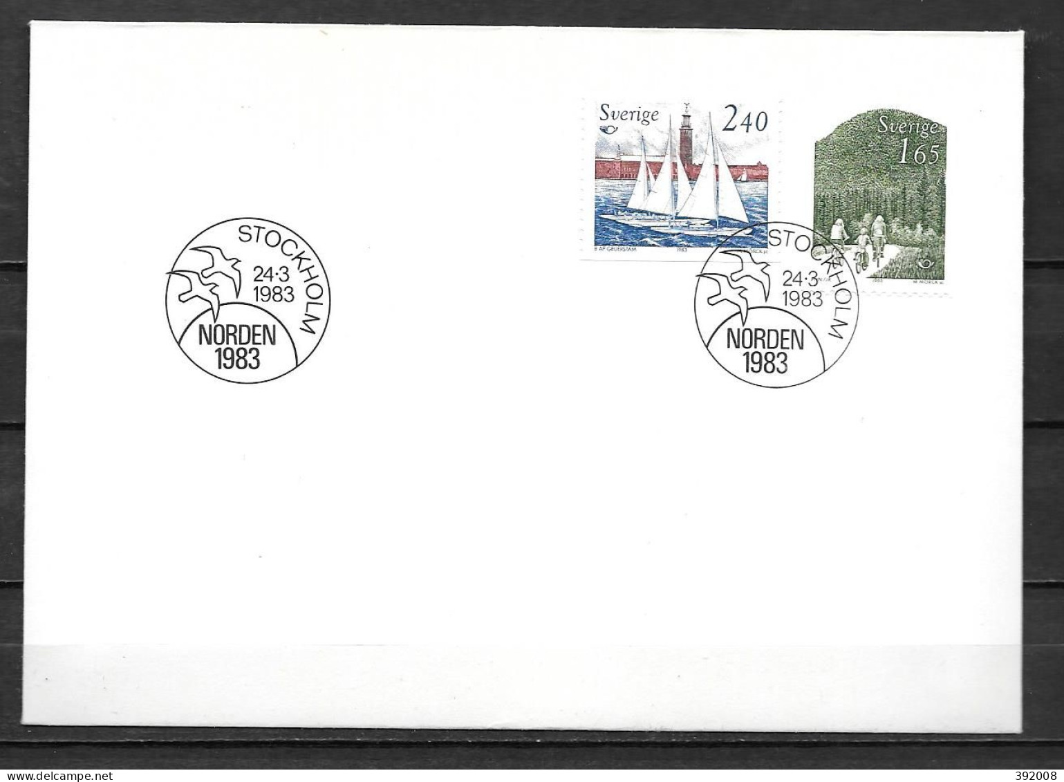 1983 - 1212 à 1213 - Voyagez Dans Les Pays Nordiques - 14 - FDC