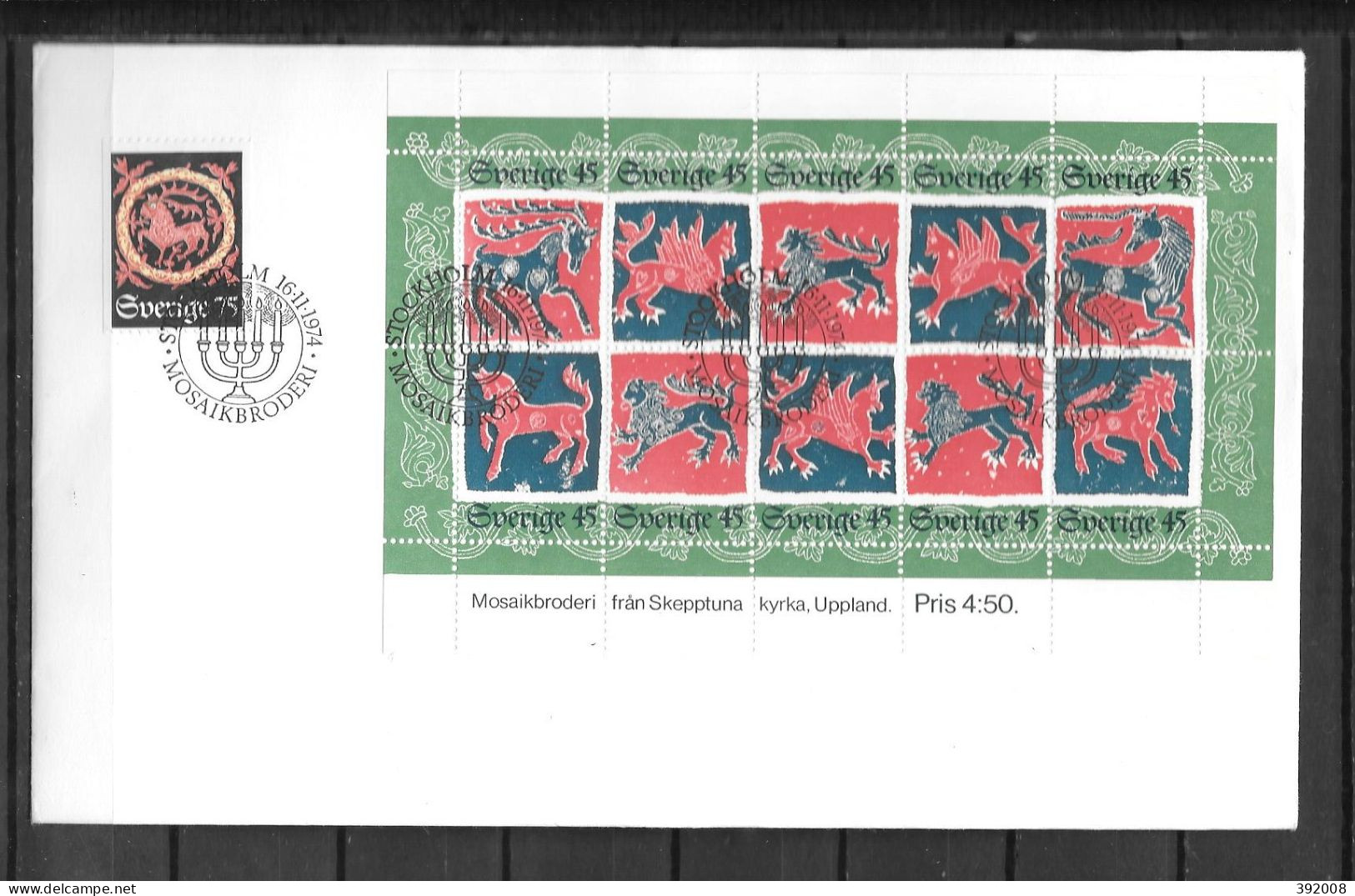 1974 - 849 à 859 - Noël - 11 - FDC