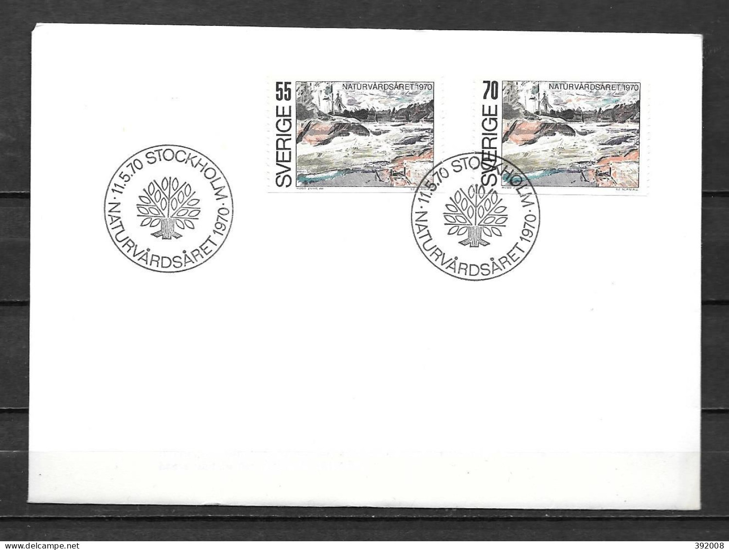 1970 - 655 à 656 - Année De La Conservation De La Nature - 2 - FDC