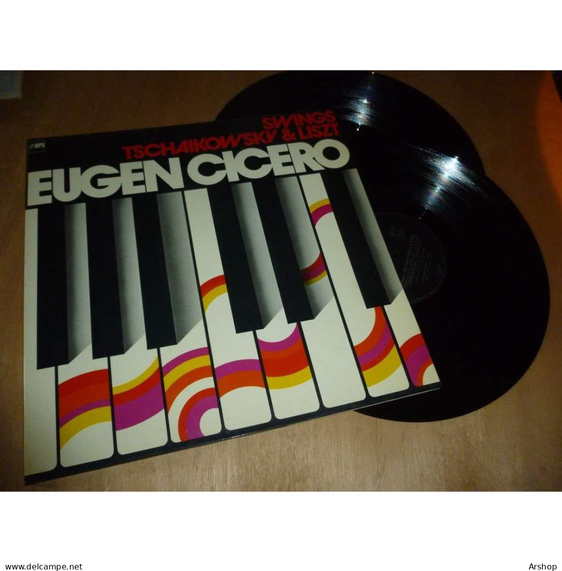 EUGEN CICERO Swings Tschaikowsy & Liszt CLASSIQUE & JAZZ - MPS Records Allemagne 2 Lp 1973 - Jazz