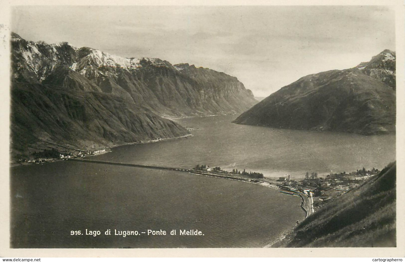 Switzerland Lago Di Lugano Ponte Di Melide - Lugano