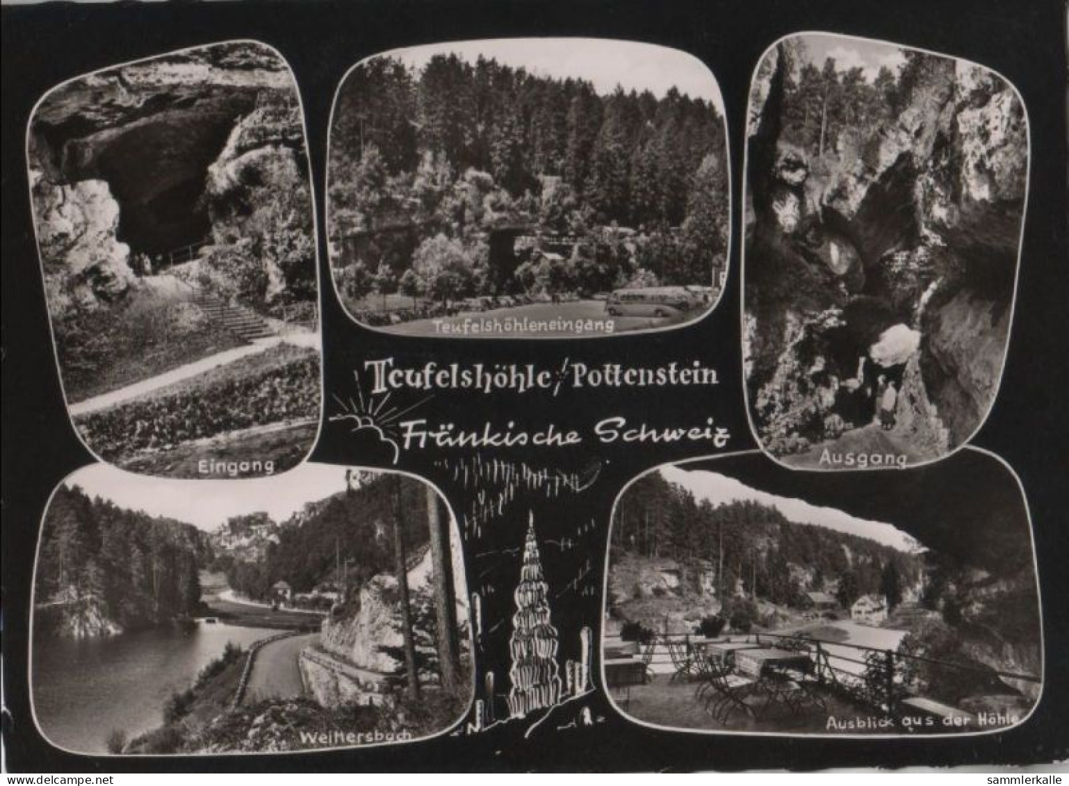 53579 - Pottenstein - Teufelshöhle, U.a. Weihersbach - Ca. 1965 - Pottenstein