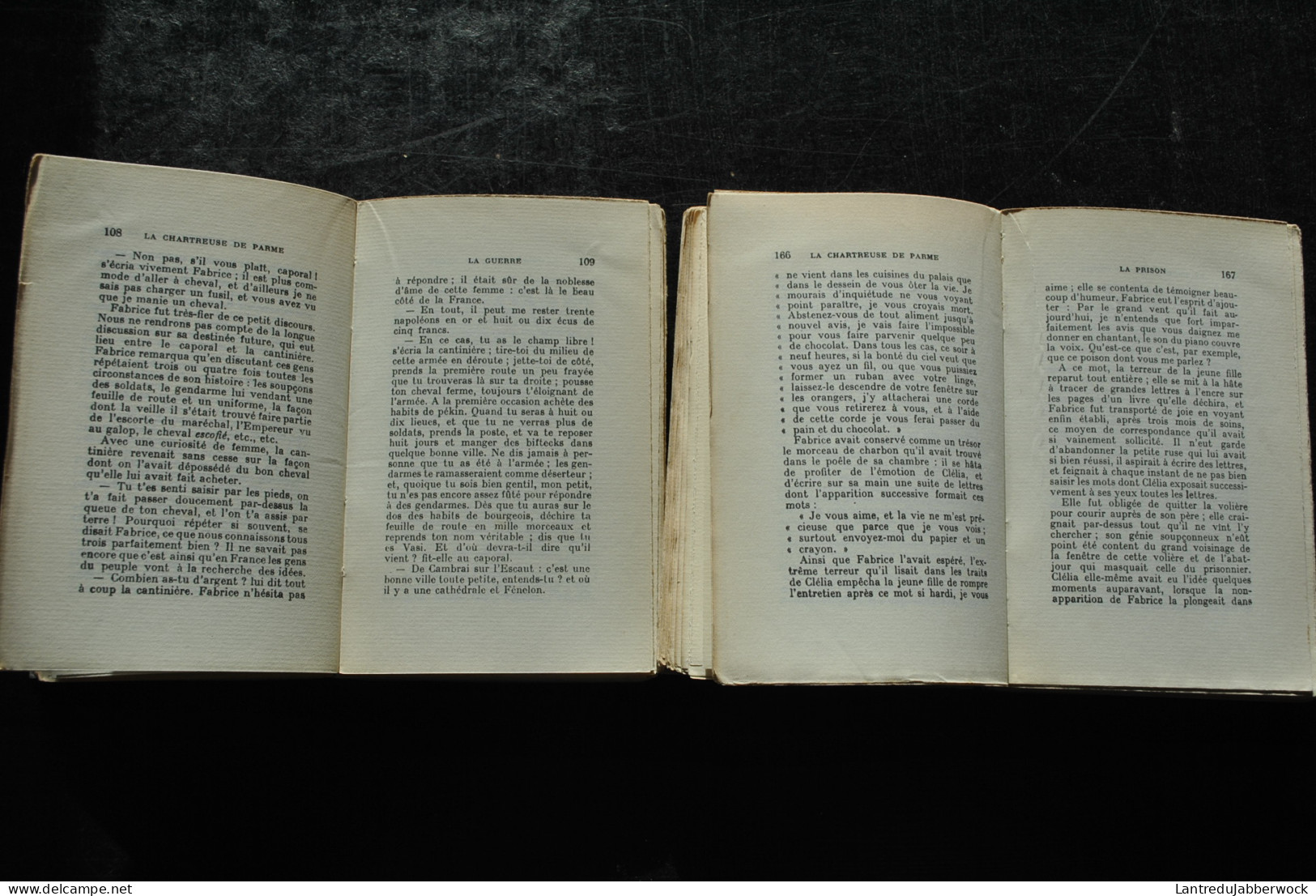 STENDHAL La Chartreuse De Parme 2 Tomes COMPLET Collection Le Livre Du Divan 1932 Révision Du Texte Par Henri MARTINEAU - 1901-1940