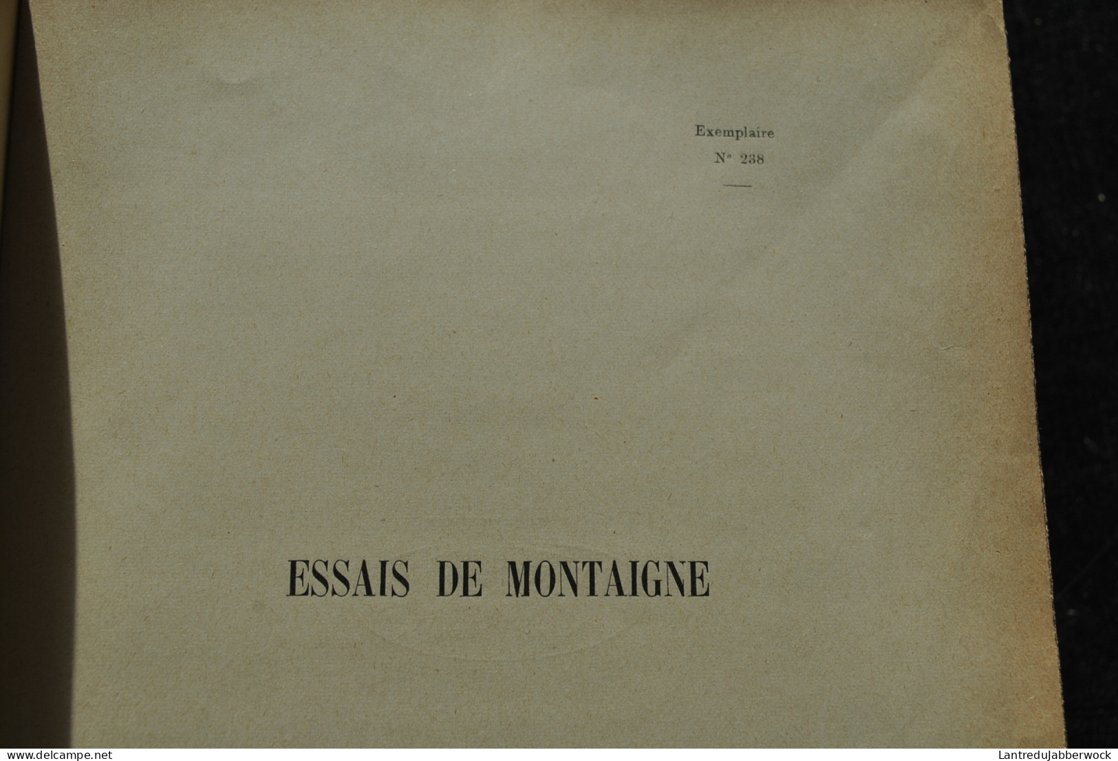 Essais De Montaigne (Self-édition) Texte Original Accompagné De La Traduction En Langage De Nos Jours Général Michaud - Psychologie & Philosophie