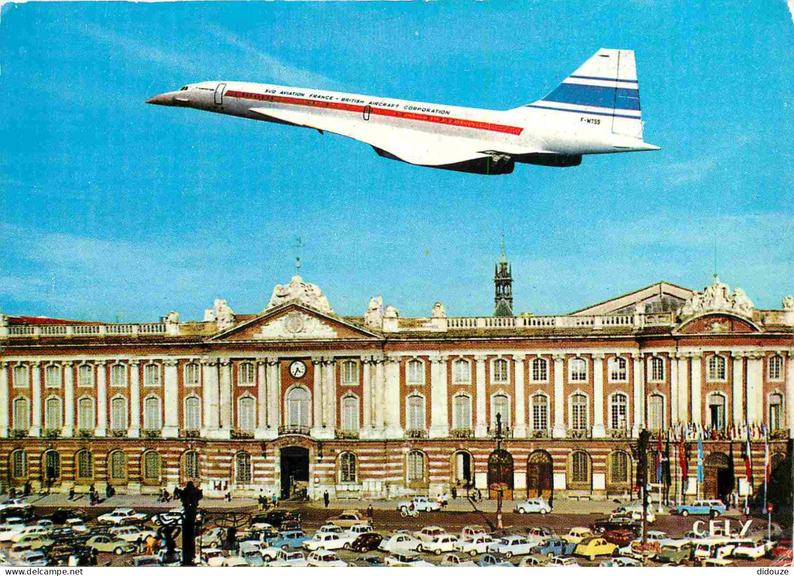 Aviation - Avions - Toulouse - Avion Concorde - Place Du Capitole - CPM - Voir Scans Recto-Verso - 1946-....: Ere Moderne