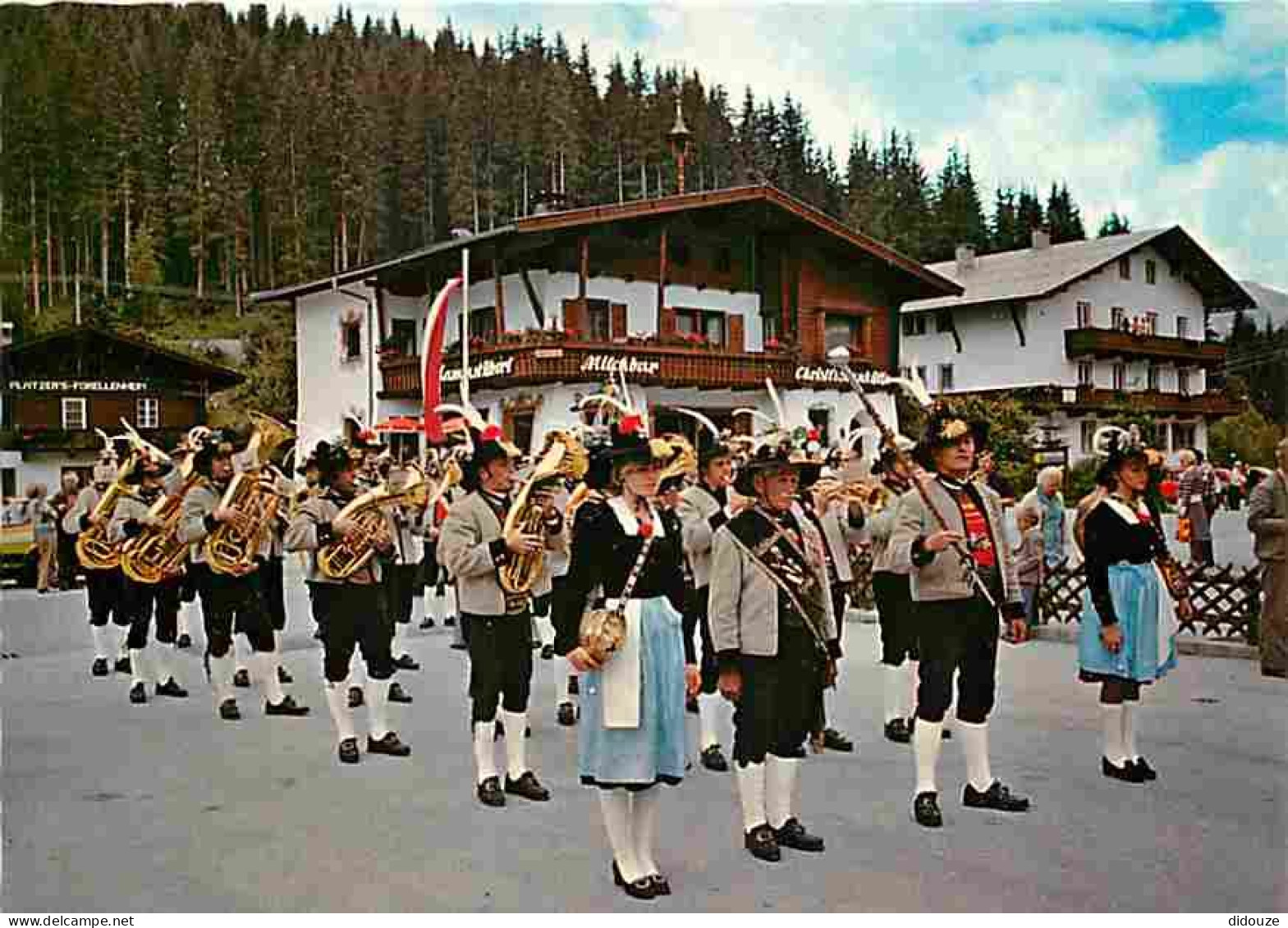 Folklore - Musique - Suisse - Tirol - Zillertal - Trachtenmisikkapelle Gerlos - Voir Scans Recto Verso - Música