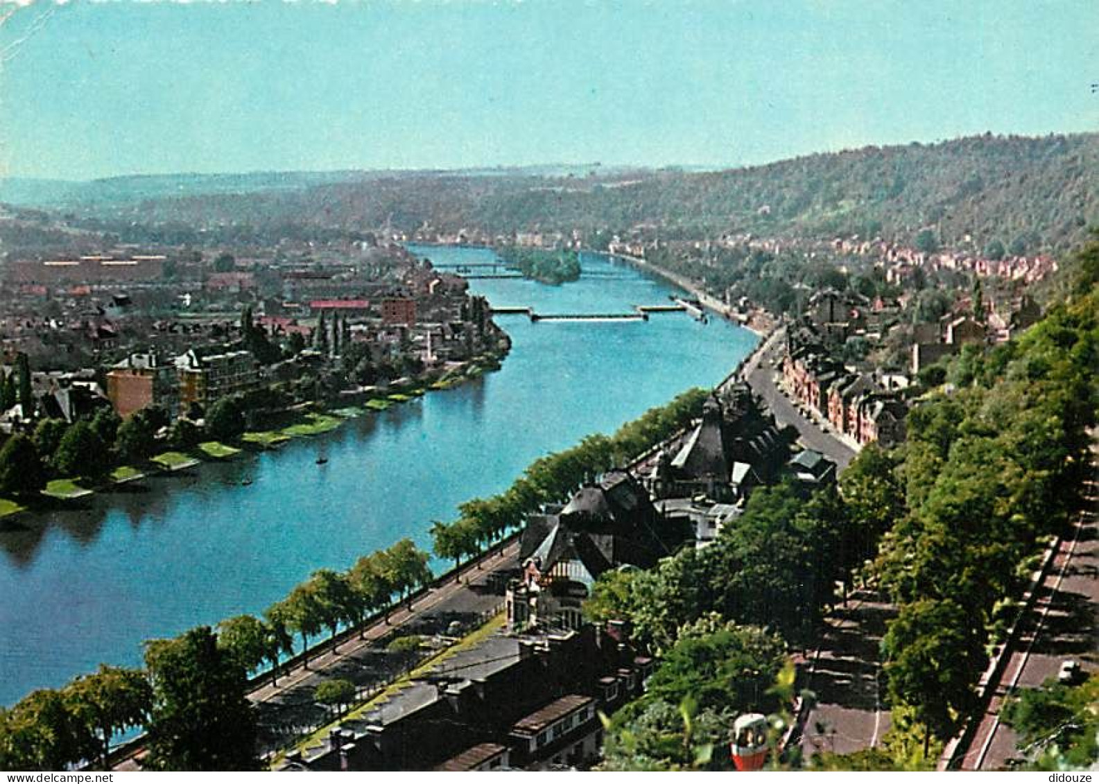 Belgique - Namur - Vue Générale Aérienne - Ile Vas-t-y-frotte - Carte Dentelée - CPSM Grand Format - Voir Scans Recto-Ve - Namur