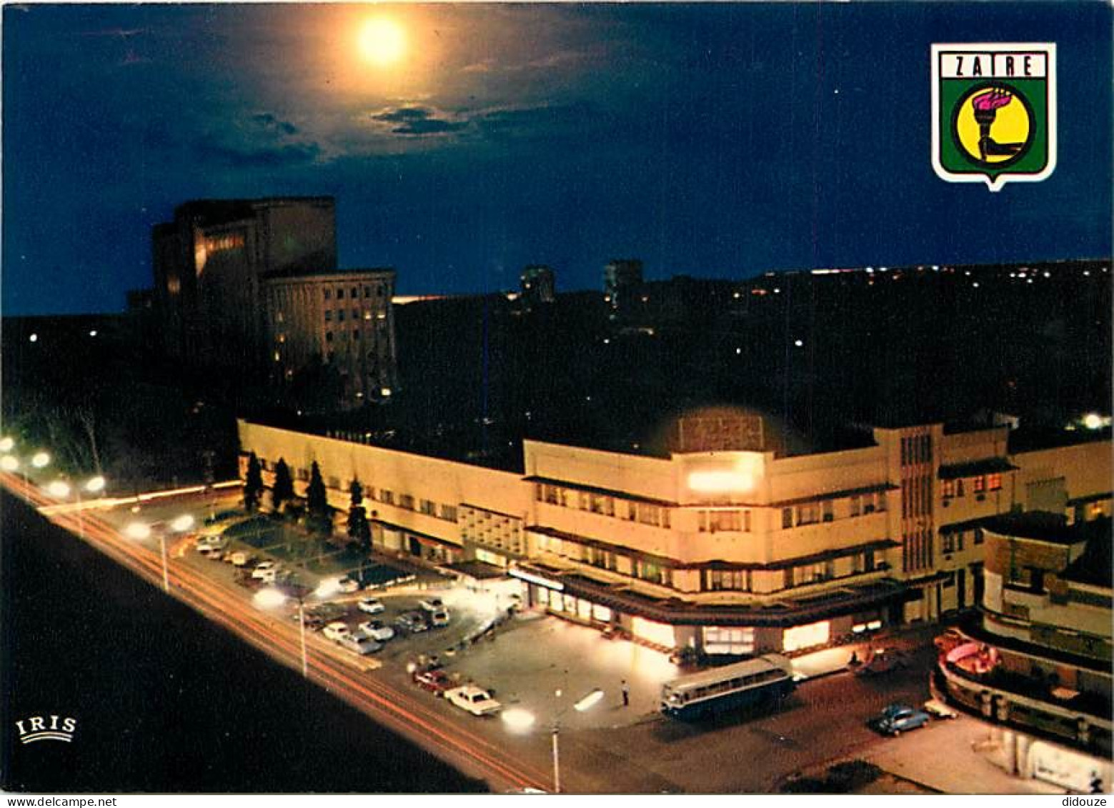 Zaire - Kinshasa - Vue De Nuit - Blasons - CPM - Carte Neuve - Voir Scans Recto-Verso - Kinshasa - Leopoldville