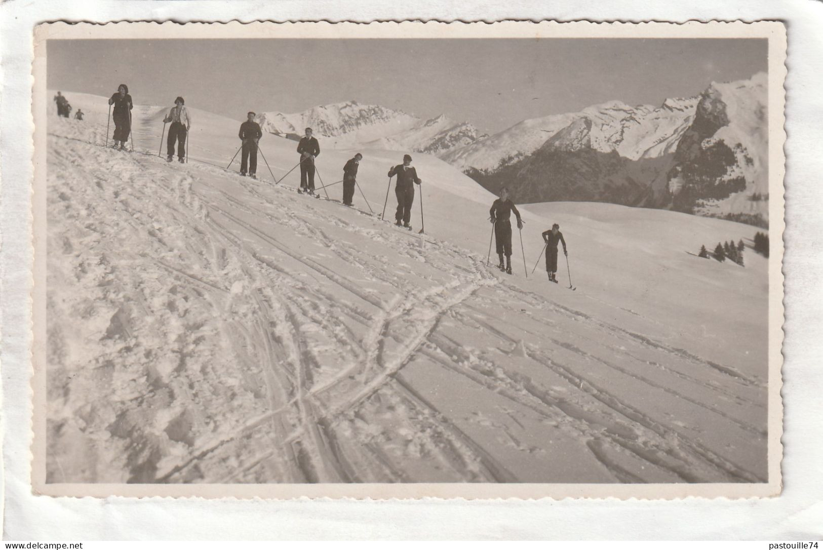 Carte Photo : 13,5 X 8,5  -  Champs De Ski Des SAIX  -  SAMOËNS - Samoëns