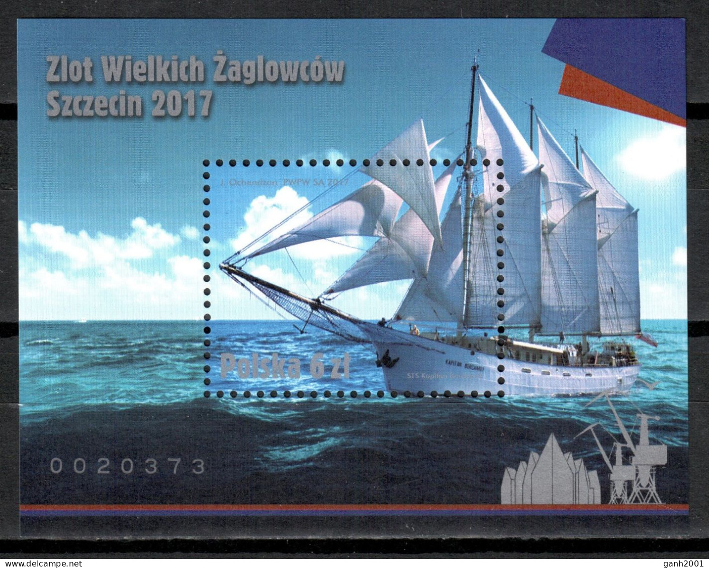 Poland 2017 Polonia / Ships MNH Barcos Bateaux Schiffe / Cu20475  36-62 - Bateaux